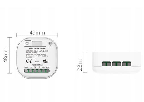 Inteligentny Przełącznik EM-2 Smart Switch Tuya WiFI EUROLOOK