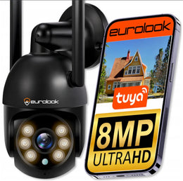 Kamera IP Wi-Fi zewnętrzna obrotowa 8Mpx 4K TUYA DSB-8MP05E EUROLOOK