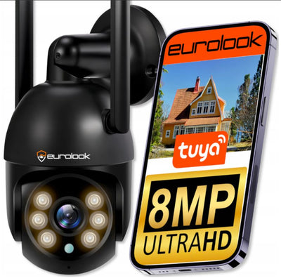 Kamera IP Wi-Fi zewnętrzna obrotowa 8Mpx 4K TUYA DSB-8MP05E EUROLOOK