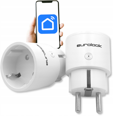 Inteligentne gniazdo Wi-Fi Tuya EU-2 EUROLOOK (1 szt.)