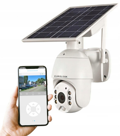 Kamera obrotowa zewnętrzna solarna GSM 2Mpx EX-2536-4G-SOLAR EUROLOOK