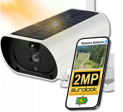 Kamera zewnętrzna tubowa solarna 2Mpx IP Wi-Fi EX-2540-WIFI-SOLAR EUROLOOK