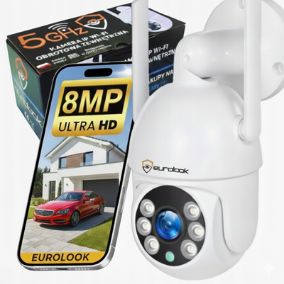 Kamera obrotowa zewnętrzna IP Wi-Fi 8Mpx EZ-2006-O-IR EUROLOOK