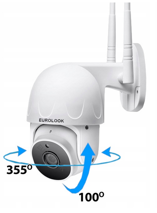 Kamera obrotowa zewnętrzna IP Wi-Fi 2Mpx HV-2036A EUROLOOK