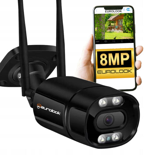Kamera IP Wi-Fi tubowa zewnętrzna TUYA 8Mpx DSB-8MP01T EUROLOOK