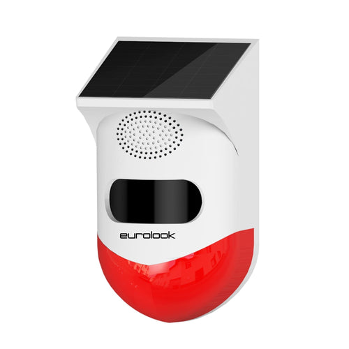 Inteligentny solarny czujnik ruchu z sygnalizatorem Wi-Fi Tuya TU-010-IA EUROLOOK