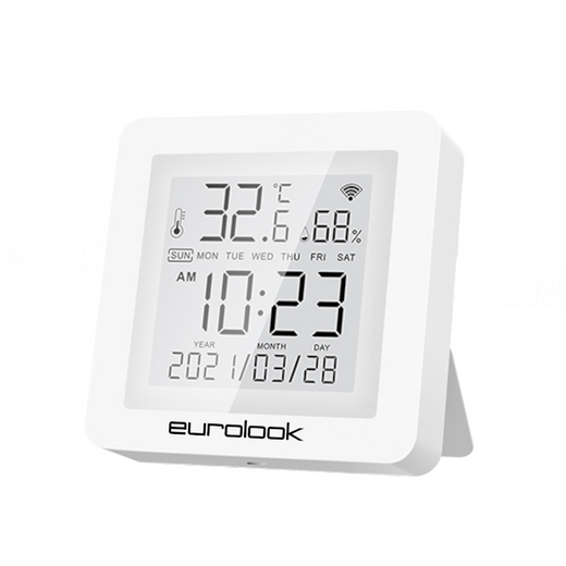 Inteligentny czujnik temperatury i wilgotności Wi-Fi Tuya TU-008-THS EUROLOOK