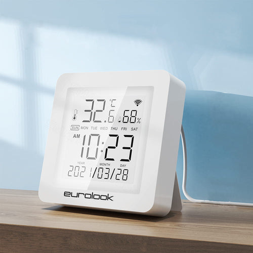 Inteligentny czujnik temperatury i wilgotności Wi-Fi Tuya TU-008-THS EUROLOOK