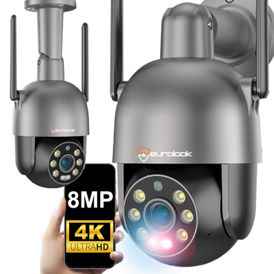 Kamera obrotowa zewnętrzna IP Wi-Fi 8Mpx K-8 EUROLOOK