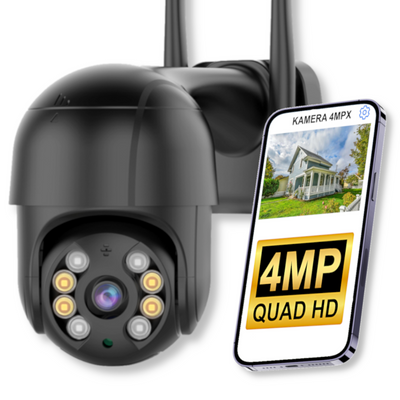 Kamera obrotowa zewnętrzna IP Wi-Fi 4Mpx Q8 EUROLOOK