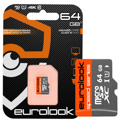 Karta Pamięci microSD 64 GB EUROLOOK Class 10