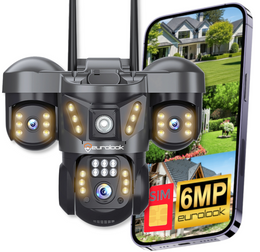 Kamera obrotowa zewnętrzna IP GSM 4G 6Mpx V-63 Pro GSM EUROLOOK