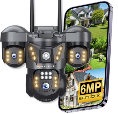 Kamera obrotowa zewnętrzna IP Wi-Fi 6Mpx V-63 Pro EUROLOOK