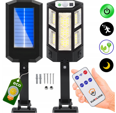 Lampa solarna WL-06 Solar EUROLOOK