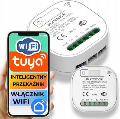 Inteligentny Przełącznik EM-2 Smart Switch Tuya WiFI EUROLOOK